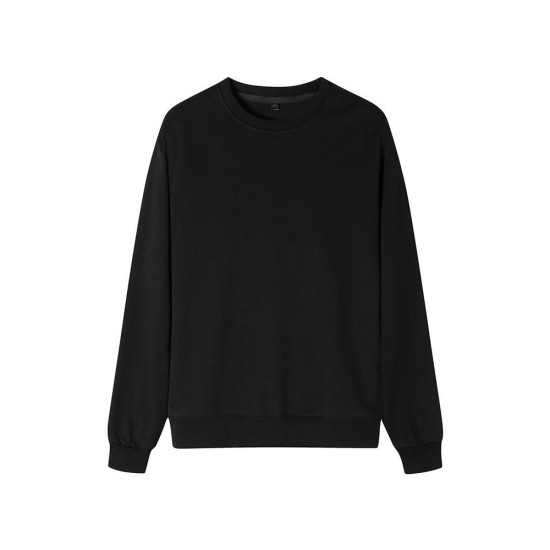 Oversized Cotton Hoodie Unisex Crewneck Sweatshirt for Men and Women