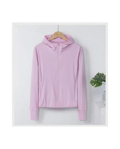 Women's Summer Sun Protection Jacket - UPF 50+ UV Blocking, Breathable & Stretchy Athletic Windbreaker