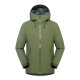 Men's Waterproof Hardshell Jacket for Outdoor Hiking & Casual Wear