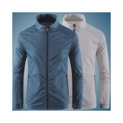 Men's & Women's UPF Sun Protection Jacket with Stand Collar - Summer Outdoor UV Shirt & Air-Conditioning Layer
