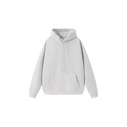 Heavyweight Fleece Hoodie Women Oversized Casual Pullover Winter Warm Solid Color Double-Layer Hood Cotton Sweatshirt St