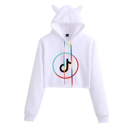 TikTok Inspired Letter Print Hoodie Women's Loose Fit Casual Streetwear Sweatshirt