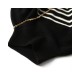 Black and White Striped High Neck Knit Sweater | Mid-Length Slim Fit Pullover | Casual Office Layering Top for Women