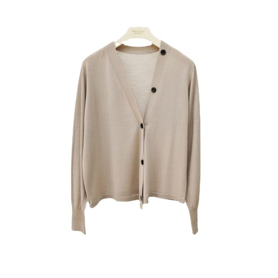 Elegant V-Neck Knit Cardigan for Women: Slimming Office Wear & Casual Chic Top