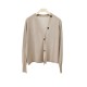 Elegant V-Neck Knit Cardigan for Women: Slimming Office Wear & Casual Chic Top