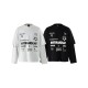 NotBrand Heavyweight 300g Cotton Oversized Letter Print Layered T-Shirt