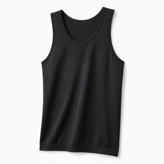 Men's Cooling Seamless Tank Top - Quick-Dry Athletic Shirt for Gym & Sports