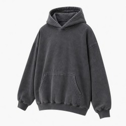 American Retro Oversized Graphic Hoodie – Unisex Heavyweight Fleece Sweatshirt with Drop Shoulder & Cozy Lining for Men