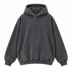 American Retro Oversized Graphic Hoodie – Unisex Heavyweight Fleece Sweatshirt with Drop Shoulder & Cozy Lining for Men
