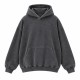 American Retro Oversized Graphic Hoodie – Unisex Heavyweight Fleece Sweatshirt with Drop Shoulder & Cozy Lining for Men