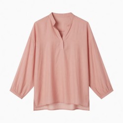 Women's Pink Loose-Fit Ice Silk Sun Shirt UPF Sun Protection Summer Cooling Blouse