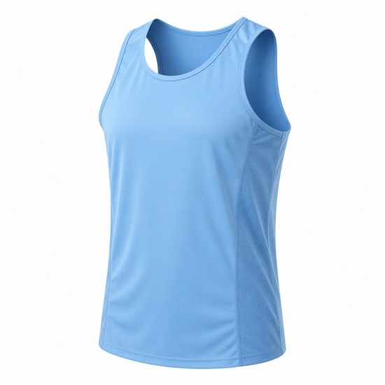Unisex Running Tank Top - Breathable Quick-Dry Athletic Sleeveless Shirt for Marathon & Outdoor Sports