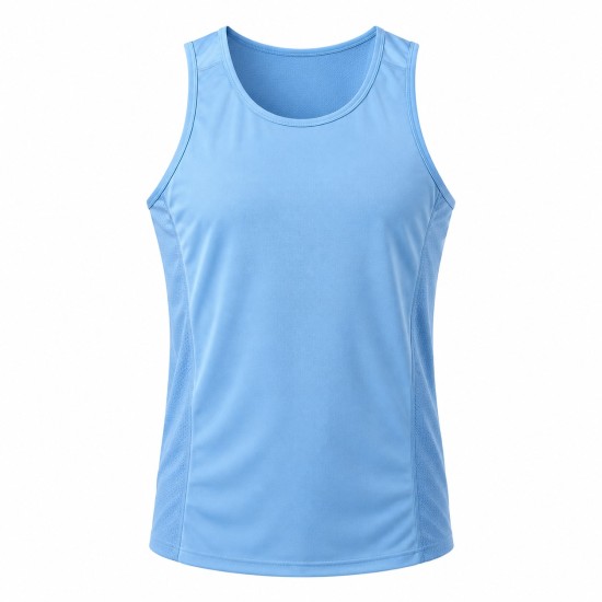 Unisex Running Tank Top - Breathable Quick-Dry Athletic Sleeveless Shirt for Marathon & Outdoor Sports