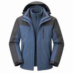 Men's Teflon 3-in-1 Tech Sun Protection Jacket | Lightweight Outdoor Active Windbreaker & Rain Shell
