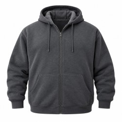 Plus Size Fleece Hooded Zip Up Sweatshirt for Big & Tall Men - Heavyweight Cozy Jacket Up to 350lbs