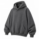 Fashion Hoodie Fleece Sweatshirt Oversized Streetwear Unisex Double Hooded Pullover Casual Crew Neck Top
