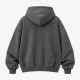 Fashion Hoodie Fleece Sweatshirt Oversized Streetwear Unisex Double Hooded Pullover Casual Crew Neck Top